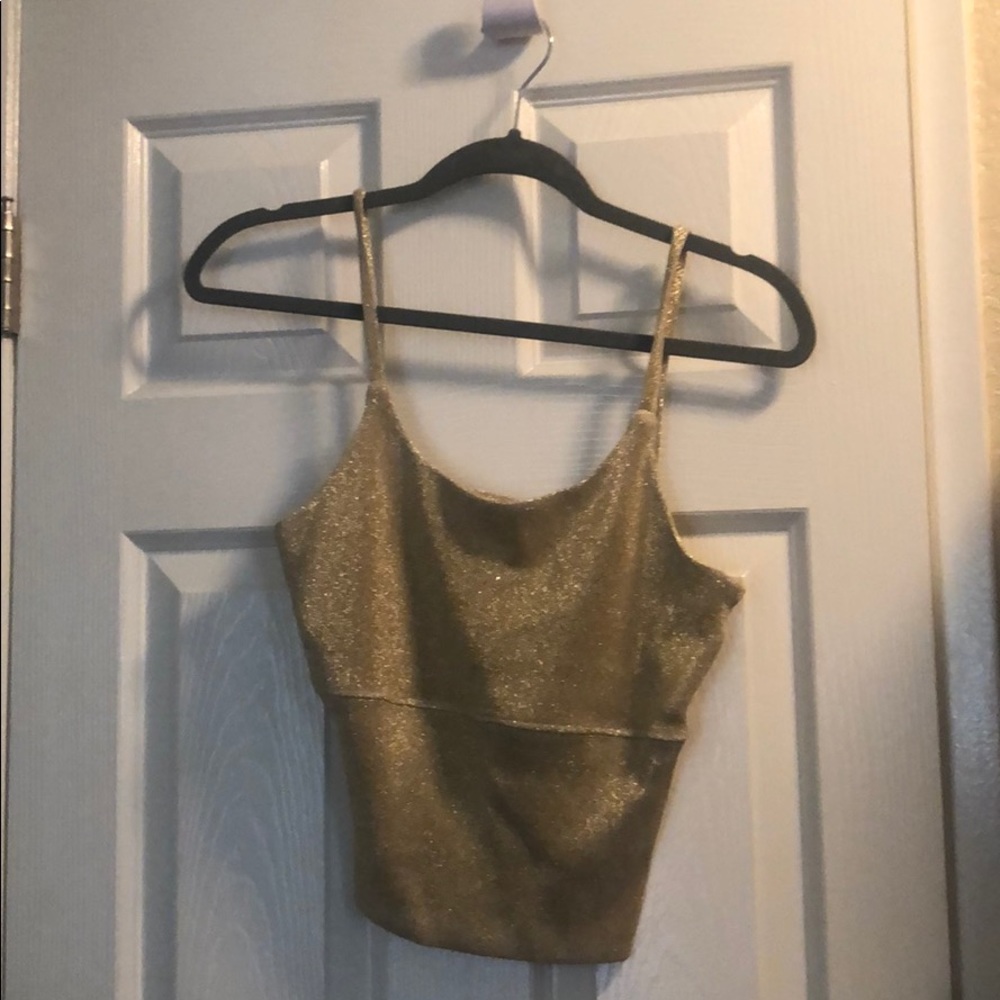 Gold Tank and cardigan set